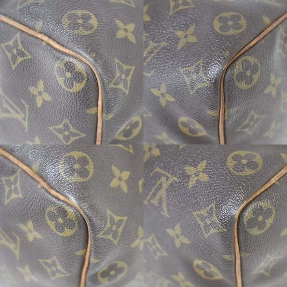 LOUIS VUITTON LV SPEEDY 35 TRAVEL HAND BAG MONOGRAM LEATHER BROWN M41524 62JD308 - Picture 6 of 10